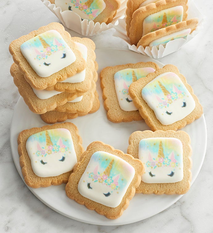 Buttery Unicorn Sugar Cookies